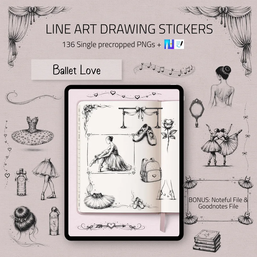 Produktbild LineArt Sticker